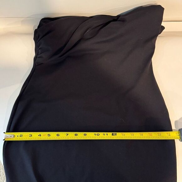 SUSANA MONACO asymmetric hearts dress | large | mini | black | anthropologie - Picture 12 of 13